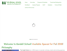 Tablet Screenshot of kendallschool.com